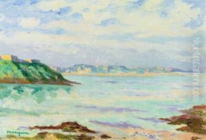 Vue De Dinard Et De Saint-malo by Henri Charles Manguin
