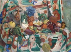 Nature Morte Exotique, Les Pamplemousses by Henri Charles Manguin