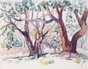 Les Grands Chenes-lieges, Villa Demiere, Ete 1905 by Henri Charles Manguin