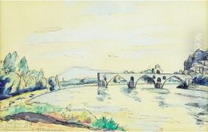 Le Pont D'avignon by Henri Charles Manguin