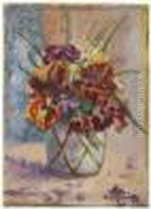 Pensees Violettes : Bouquet De Fleurs by Henri Charles Manguin