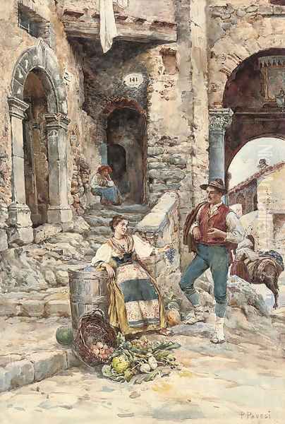 The vegetable seller - view 1