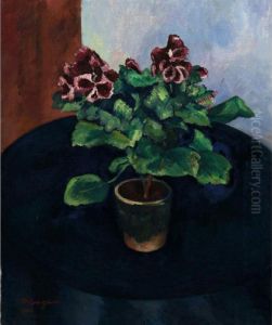 Les Pelargoniums by Henri Charles Manguin