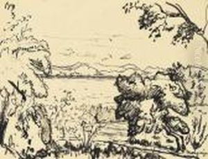 La Baie De Saint-tropez by Henri Charles Manguin