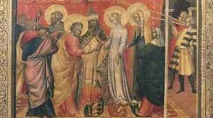 Wedding of the Virgin Mary by Giovanni Fei Paolo di