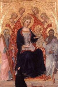 Virgin and Child Enthroned