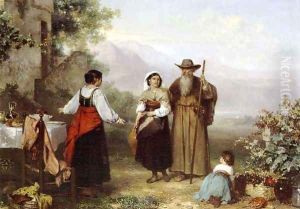 The Pilgrim by Karel Frans Philippeau