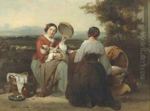 The lullaby by Karel Frans Philippeau