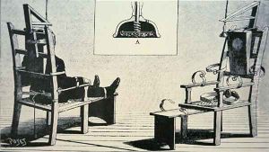 The Electric Chair in the 1890s by Louis Poyet
