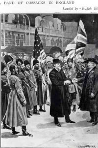 Colonel W.F. Cody Buffalo Bill Arriving in Liverpool by Ernest Prater