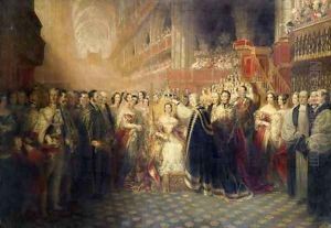 The Coronation of Queen Victoria, 1838 by Edmund Thomas Paris