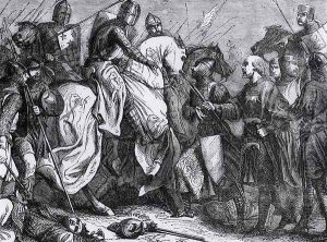 Henry III 1207-72 at the Battle of Lewes, 14th May 1264