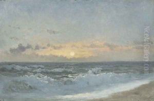 Sunset over the Sea, 1900 by William Pye