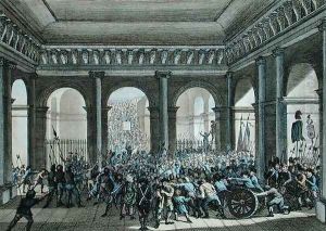 The Parisian People invading the Tuileries 20th June 1792, 1792 by Prieur, Jean Louis, II
