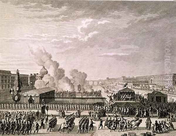 Proclamation of the Danger to the Homeland, 22nd July 1792, engraved by Pierre Gabriel Berthault 1737-1831 - view 1