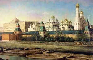 View of the Moscow Kremlin from the Embankment