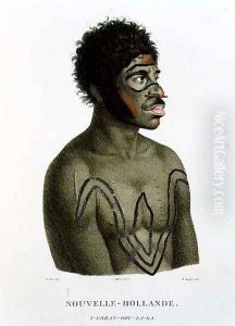 T.1550 Y-Erran-Gou-La-Ga, a native of New Holland, plate 19 from Voyage of Discovery to Australian Lands, engraved by B. Roger, pub. 1807 by N. Petit