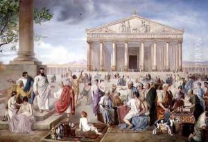 St. Paul Preaching Before the Temple of Diana at Ephesus, 1885