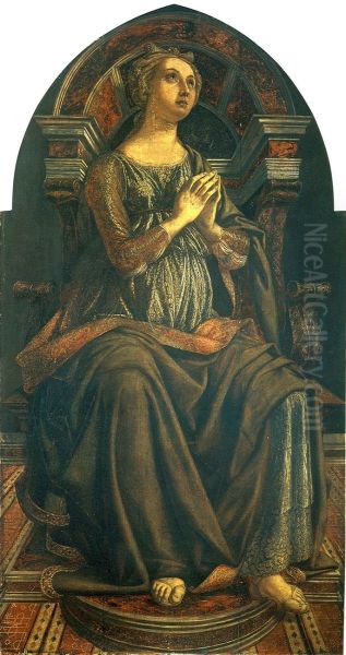Hope, from a series of panels depicting the Virtues designed for the Council Chamber of the Merchants Guild Hall, 1469 - view 1