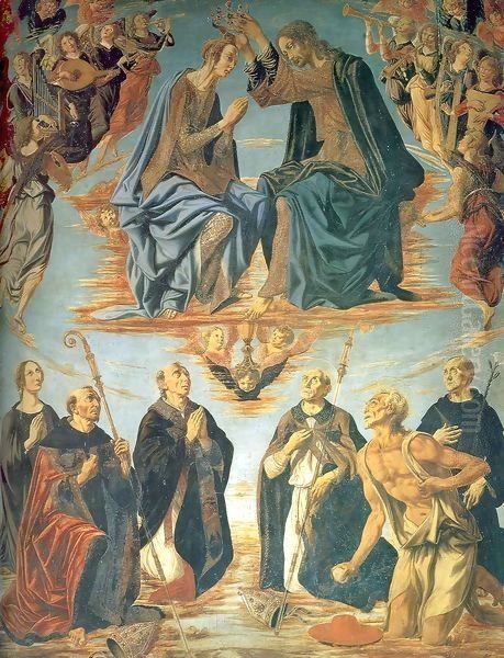 Coronation Of The Virgin Detail 1483 - view 1