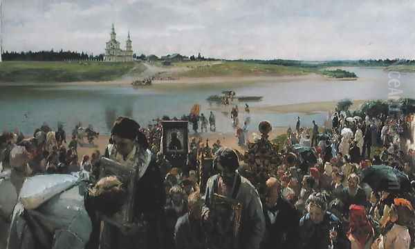 A Religious Procession - view 1
