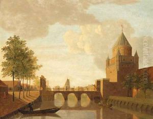 A View of the Kleine Houtpoort, Haarlem