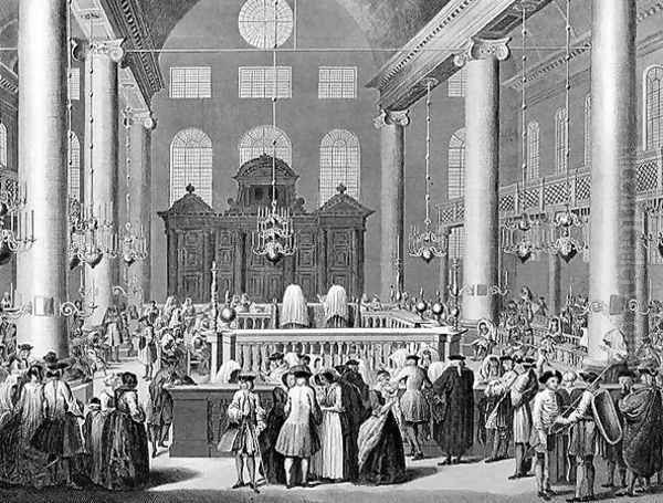 The Jewish Feast of Purim, or Lots in 1721, engraved by W. Forrest, from World Religion, published by A. Fullarton and Co. - view 1
