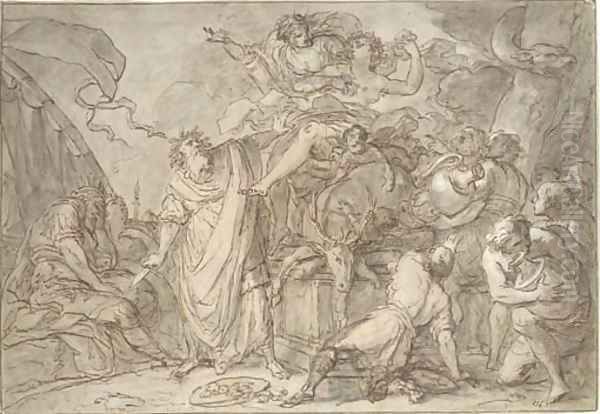 The Sacrifice of Iphigenia - view 1