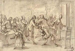 A game of blind man's buff by Guiseppe Piattoli
