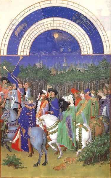 Les tres riches heures du Duc de Berry Mai (May) - view 1