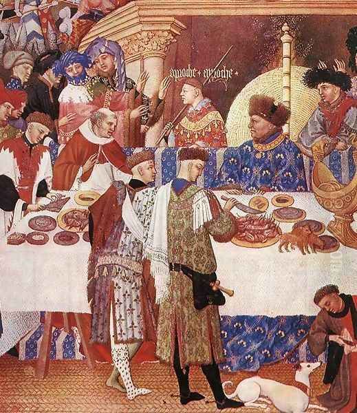 Les tres riches heures du Duc de Berry January (detail) - view 1
