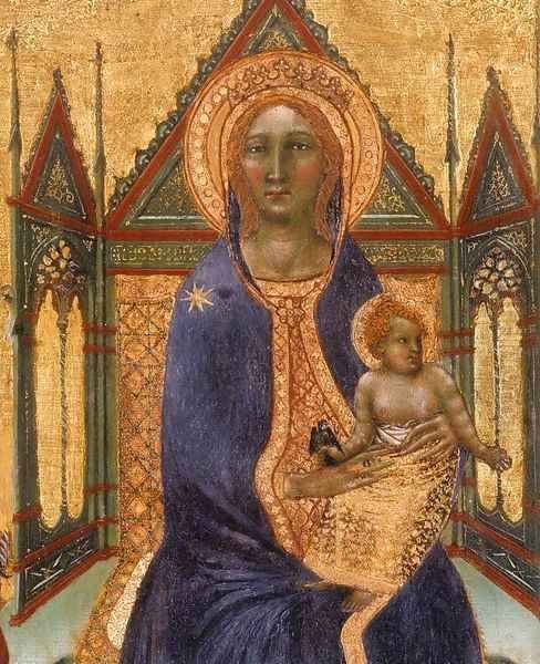 Virgin and Child with Angels and Saints (detail) 2 - view 1