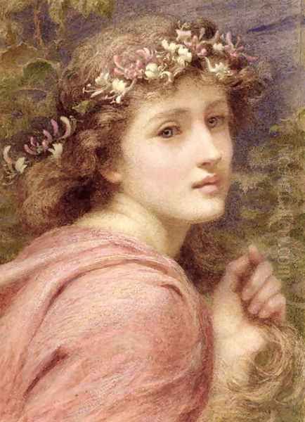 With blossoms bare bedecked daintily, Whose tender locks do tremble everie one At everie little breath that under heaven is blowne, 1894 - view 1