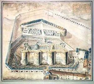 View of the Bastille by Pierre Francois Palloy