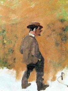 Henri de Toulouse-Lautrec 1864-1901 aged 19, 1883 by Rene Princeteau
