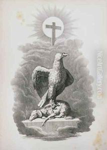 An Allegory of Rome, engraved by B.Barloccini, 1849 An Allegory of Rome, engraved by B.Barloccini, 1849
