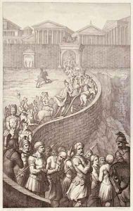 The Triumph of Quintus Fabius, engraved by B.Barloccini, 1849 The Triumph of Quintus Fabius, engraved by B.Barloccini, 1849
