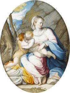 The Virgin And Child With The Infant St John
