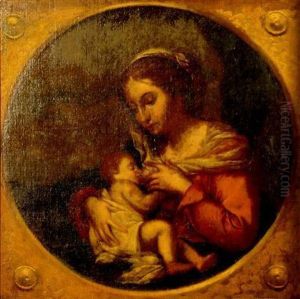 Madonna And Child by Carlo Maratta or Maratti