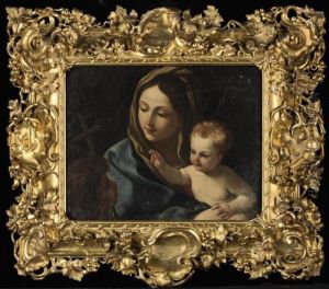 The Madonna And Child With The Infant Saint John The Baptist by Carlo Maratta or Maratti