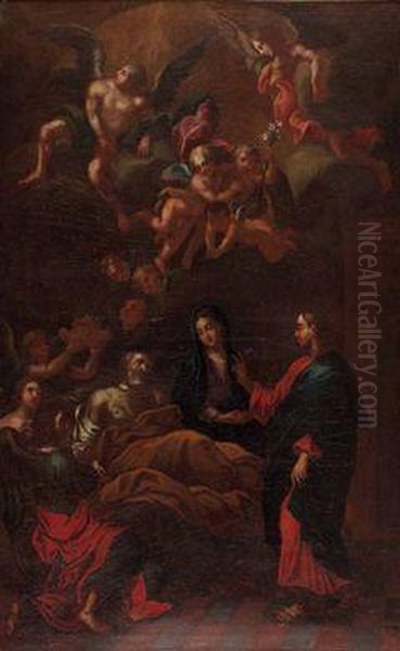Der Tod Des Hl. Josef Mit Maria Und Jesus - view 1