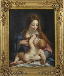 Madonna Con Bambino by Carlo Maratta or Maratti