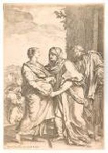 The Visitation. by Carlo Maratta or Maratti