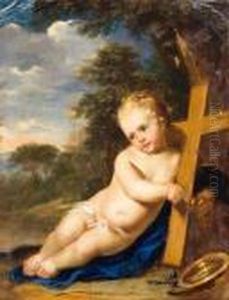 Le Christ Enfant Cuivre by Carlo Maratta or Maratti