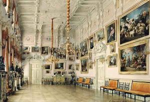 The Dance hall in at Count Bezborodkos House, St. Petersburg, 1849 by Luigi (Ludwig Osipovich) Premazzi