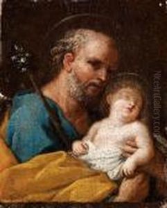 San Giuseppe Col Bambino by Carlo Maratta or Maratti