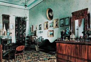 Mikhail Obreskoffs Office, 1848 by Luigi (Ludwig Osipovich) Premazzi