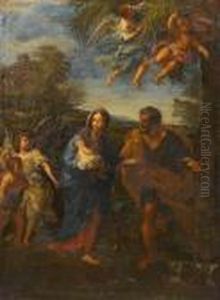 The Flight Into Egypt by Carlo Maratta or Maratti
