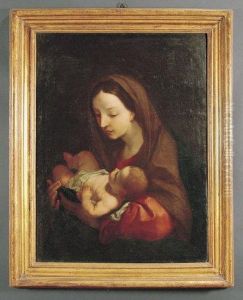 "madonna Con Bambino" Olio by Carlo Maratta or Maratti