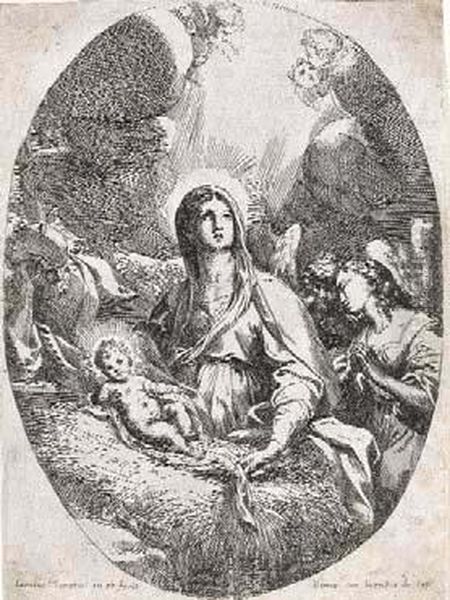 Sacra Famiglia Con Angeli - view 1